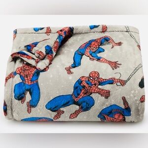 Marvel Spiderman Plush Throw NWT